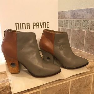Anthropologie Nina Payne Halsey hole punch booties